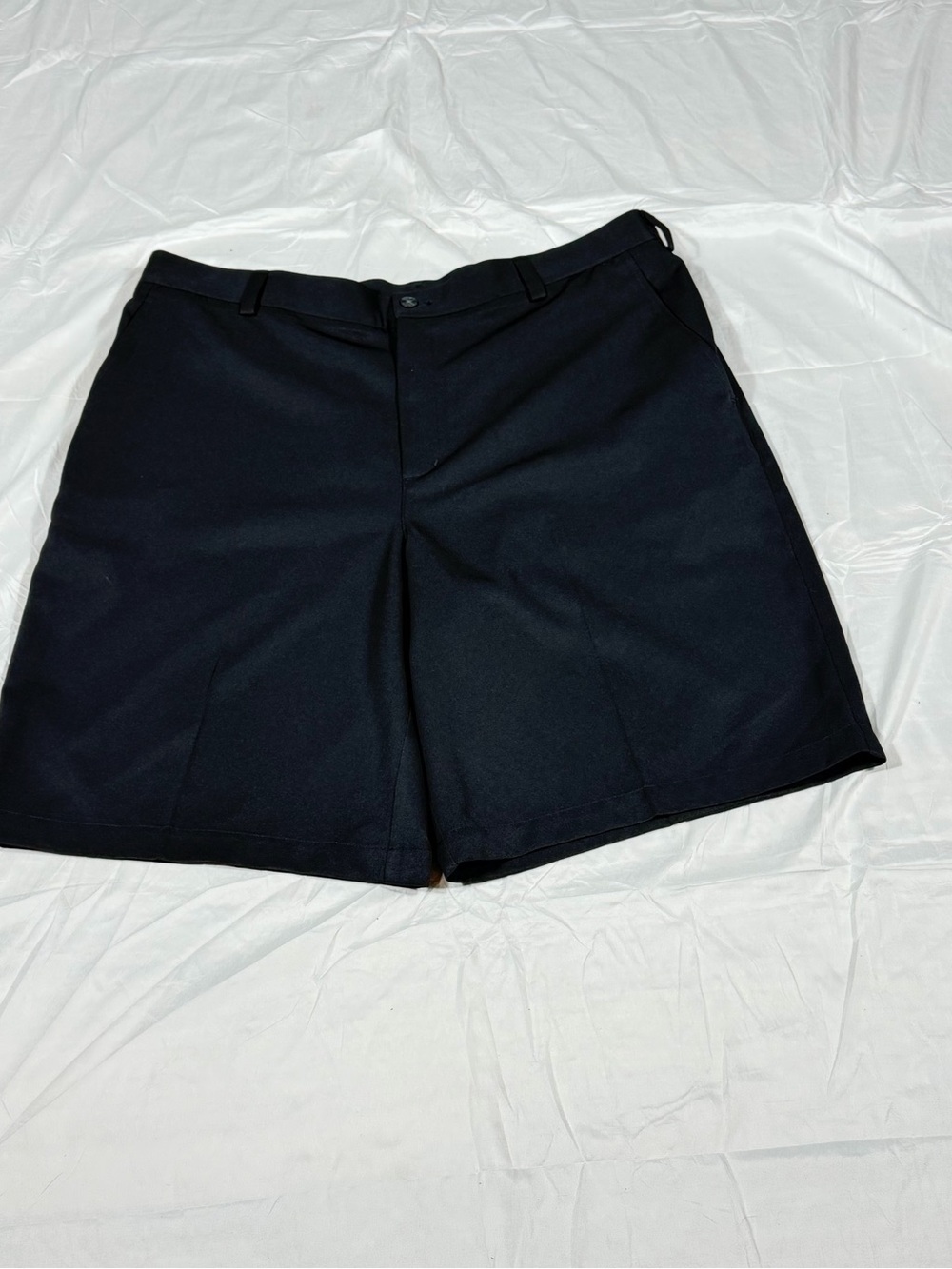 Nike Golf Shorts Mens 38 Black Fit Dry Flat Front Performance Dri-FIT EUC Y18
